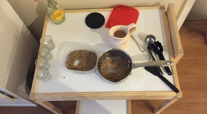 Pouring, Cooking, Sensory Fun